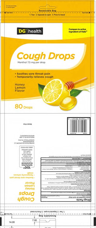 Dollar General Honey Lemon 80ct Cough Drops (Dollar General Honey Lemon 80ct 502151 10 10 2017tm)